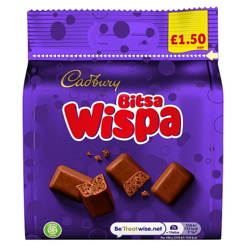 Cadbury Bitsa Wispa Bag 85g PM £1.69