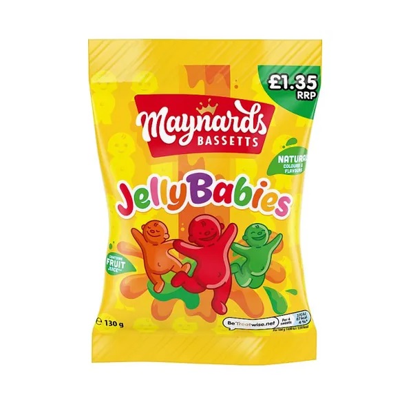 Maynards Bassetts Jelly Babies PM £1.35 130g