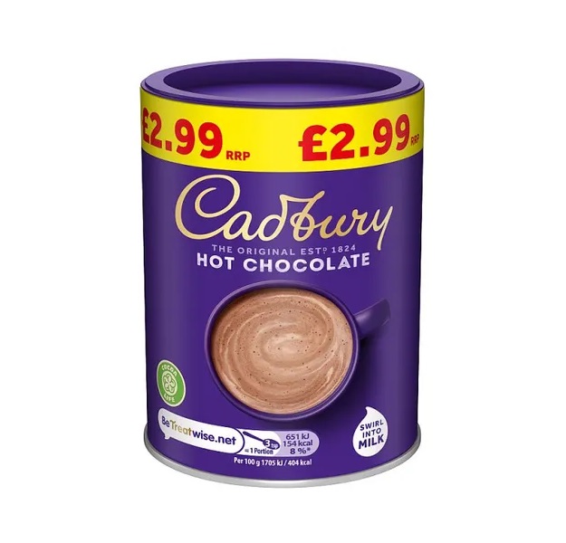 Cadbury Hot Chocolate 175g PM £2.99