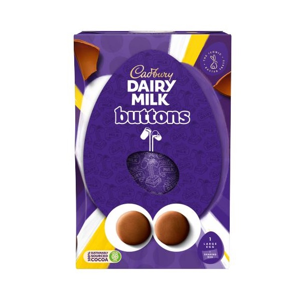 Cadbury Dairy Milk Egg Giant Buttons 195g