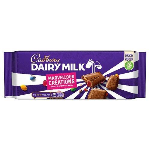 Cadbury Dairy Milk Marvallous Jelly Popping Candy 160g