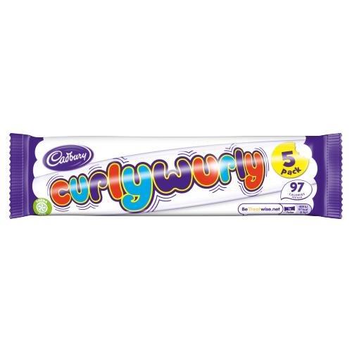 Cadbury Curly Wurly 5pk (5 x 21.5g) 107.5g