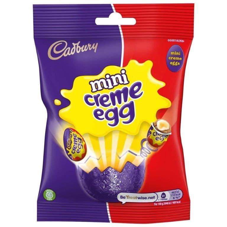 Cadbury Dairy Milk Mini Creme Egg Doy Bag 78g