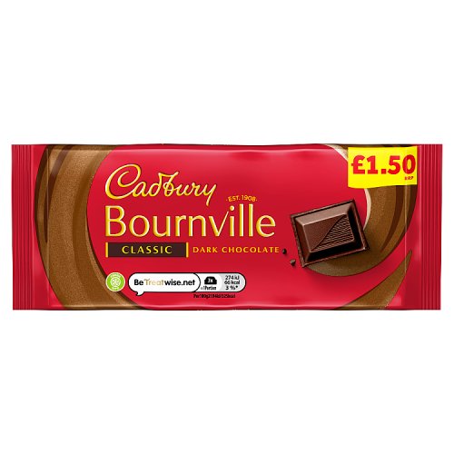 Cadbury Bournville Block PM £1.65 100g