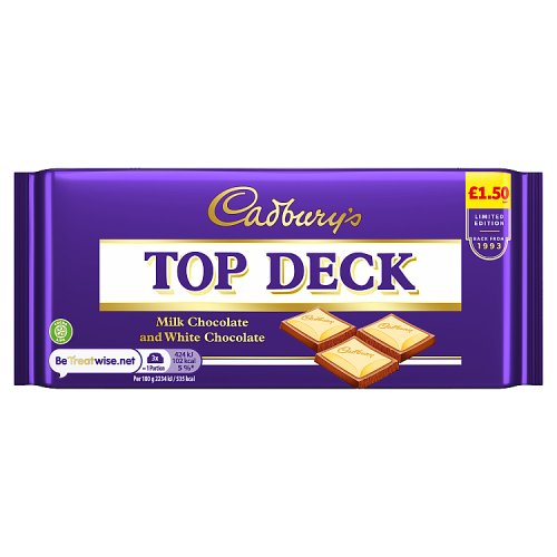 Cadbury Dairy Milk Top Deck PM £1.69 95g 