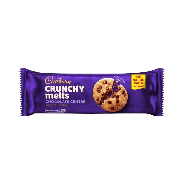 DUNIYA | Cadbury Crunchy Melts Choco Chip Cookies 312g  Thumbnail