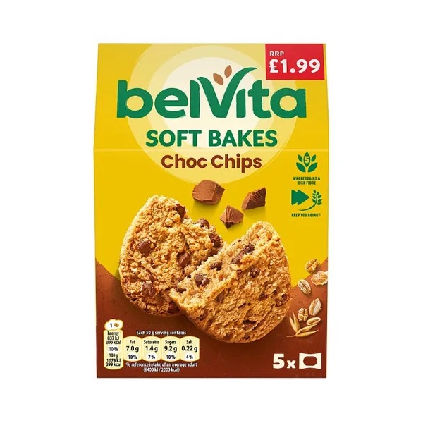 DUNIYA | Belvita Soft Bakes Choc Chip PM £1.99 250g Thumbnail