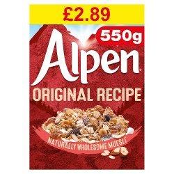 Alpen Original 550g PM £3.29