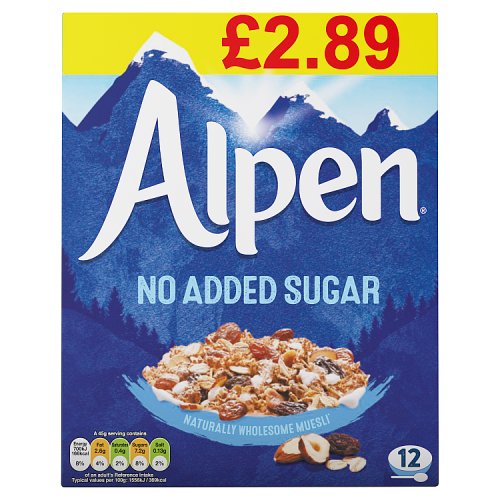 Alpen NAS 550g PM £3.29