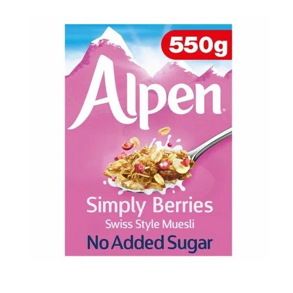 Alpen NAS Simply Berries 550g