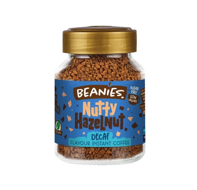 Beanies Decaf Nutty Hazelnut Instant Coffee 50g