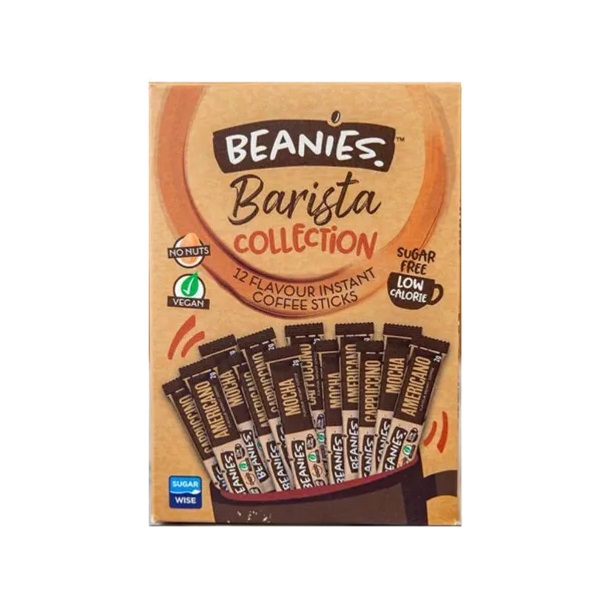 Beanies Variety Barista Instant Coffee Ltd 12s (12 x 2g) 24g