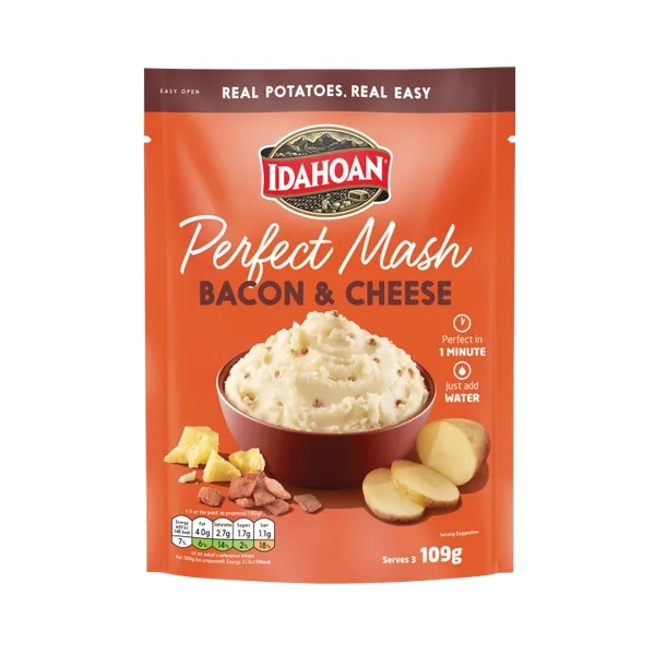 Idahoan Cheese & Bacon Mash 109g