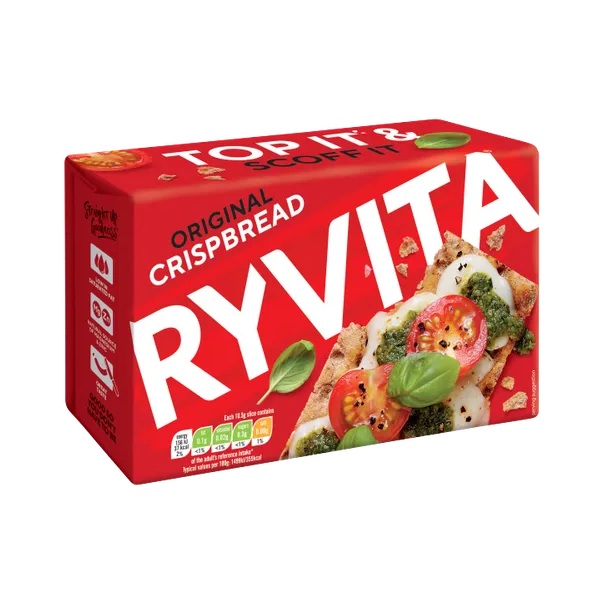 Ryvita Original Crunchy Rye Crispbread 250g