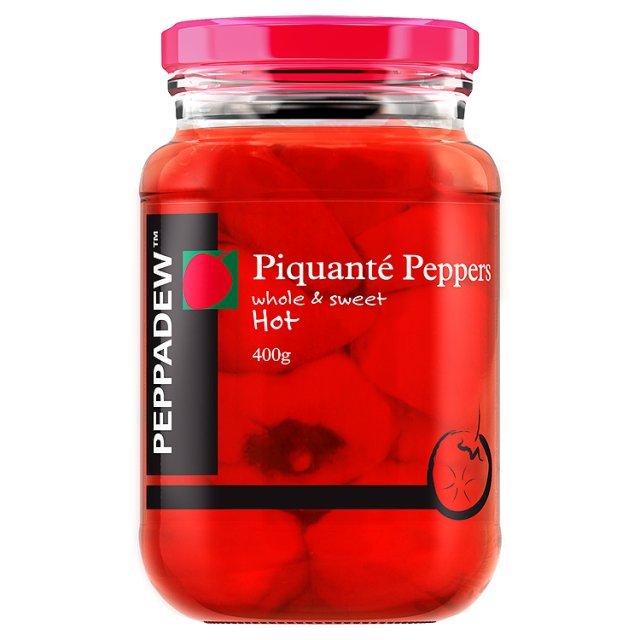 Peppadew Hot Whole Piquante Peppers 400g