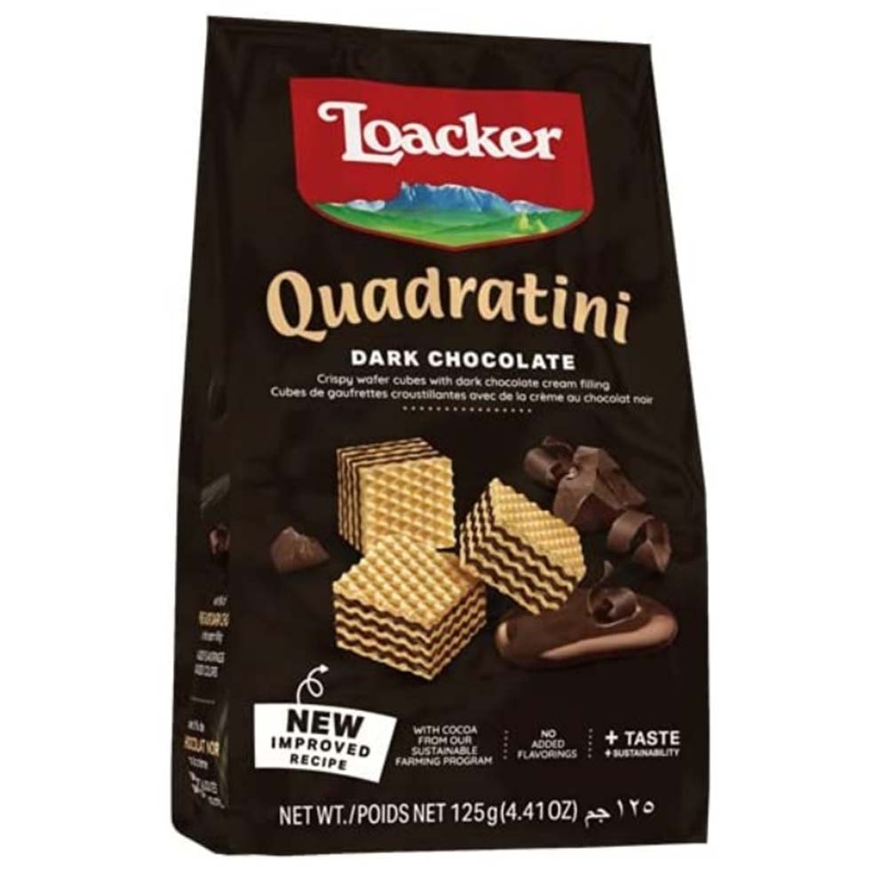 DUNIYA | Loacker Dark Chocolate Quadratini 125g Thumbnail