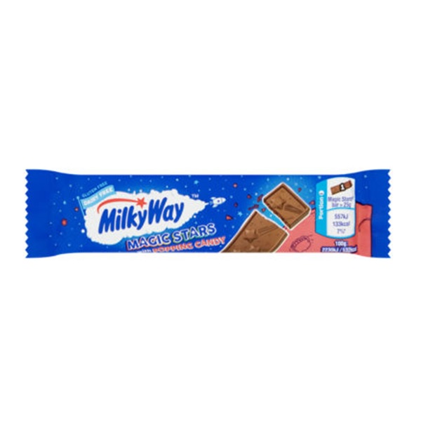 Milky Way Dairy Free Magic Stars & Popping Candy 25g