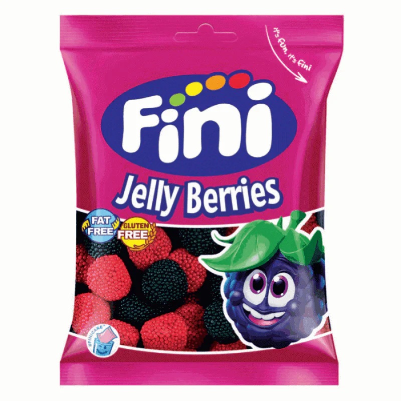 Fini Halal Jelly Red & Black Berries 75g