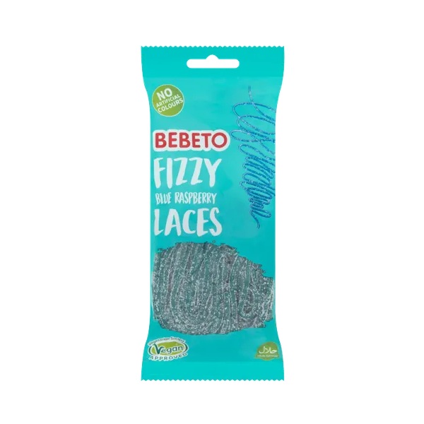 Bebeto Fizzy Blue Raspberry laces 160g PM £1