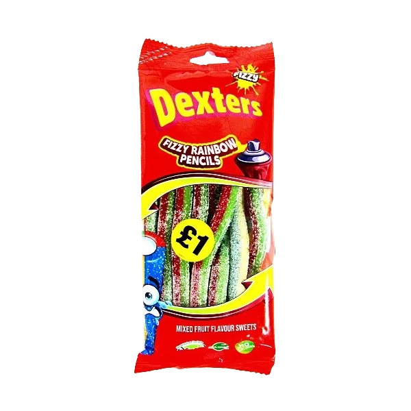 Dexters Fizzy Rainbow Pencils 160g PM £1