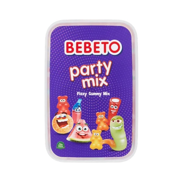 Bebeto Party Fizzy Mix Tub 400g