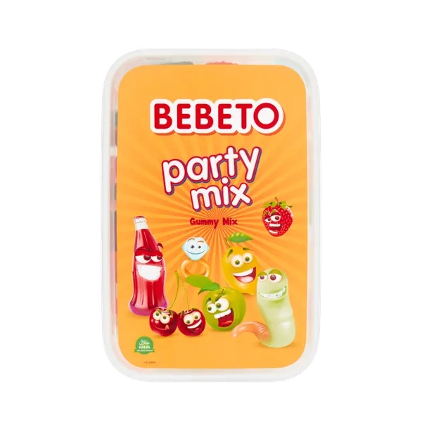 Bebeto Party Gummy Mix Tub 400g