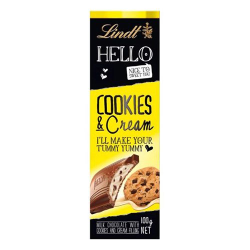 DUNIYA | Lindt Hello Cookies & Cream 100g Thumbnail