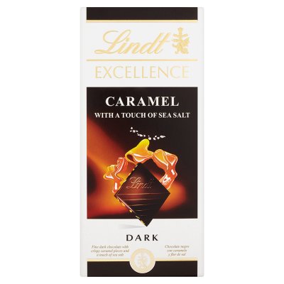 Lindt Excellence Dark Caramel & Sea Salt 100g