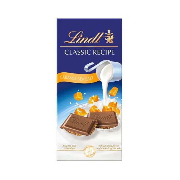 DUNIYA | Lindt Classic Recipe Caramel Sea Salt 100g Thumbnail