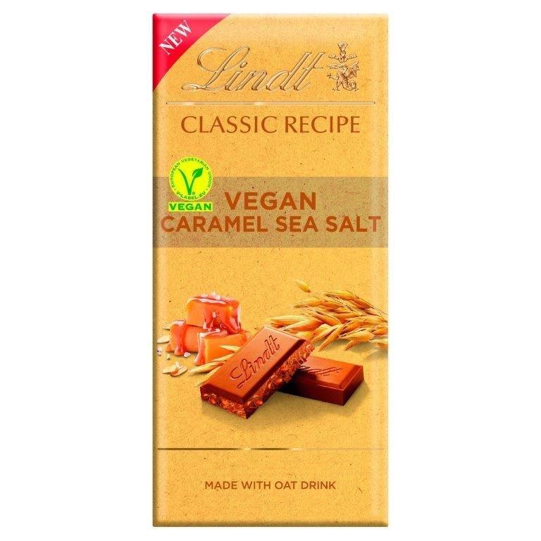 Lindt Classic Vegan Recipe Salted Caramel 100g 