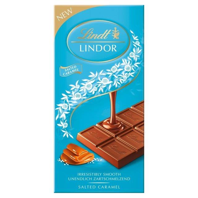 Lindt Lindor Tablet Salted Caramel 100g