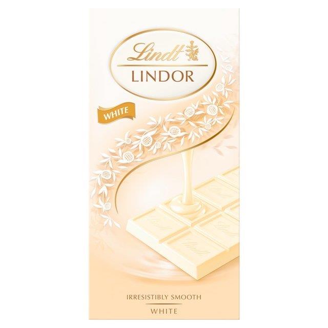 Lindt Lindor Tablet White 100g