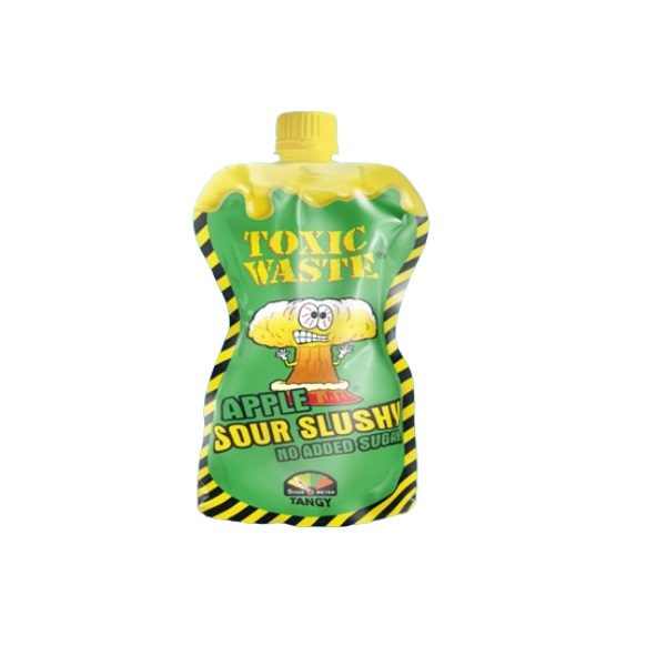 Toxic Waste Apple Slushy Pouch 250ml