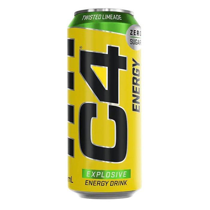 C4 Energy Carbonated Twisted Limeade 500ml