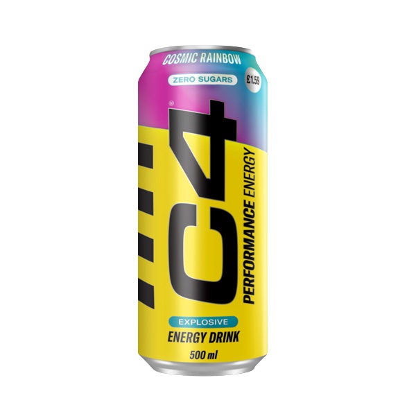 C4 Energy Carbonated Cosmic Rainbow PM £1.59 500ml