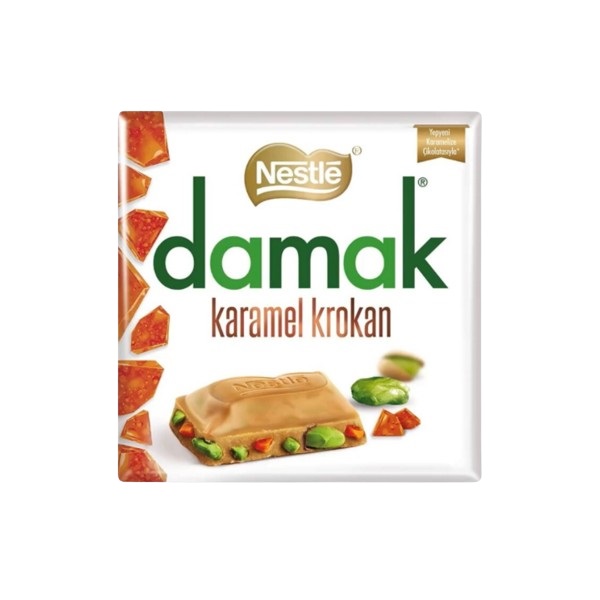 Nestle Damak Caramel Croquant & Pistachio 60g