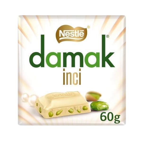 Nestle Damak White Chocolate & Pistacio 60g