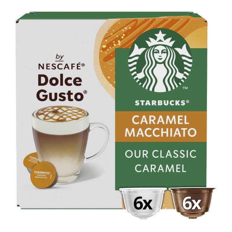 Starbucks Dolce Gusto Caramel Macchiato 6 + 6s 127.8g