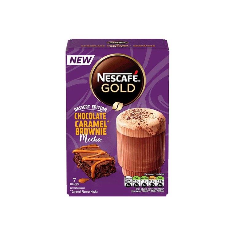 Nescafe Sachets Gold Choco Caramel Brownie Mocha 7s (7 x 21.4g) 149.8g