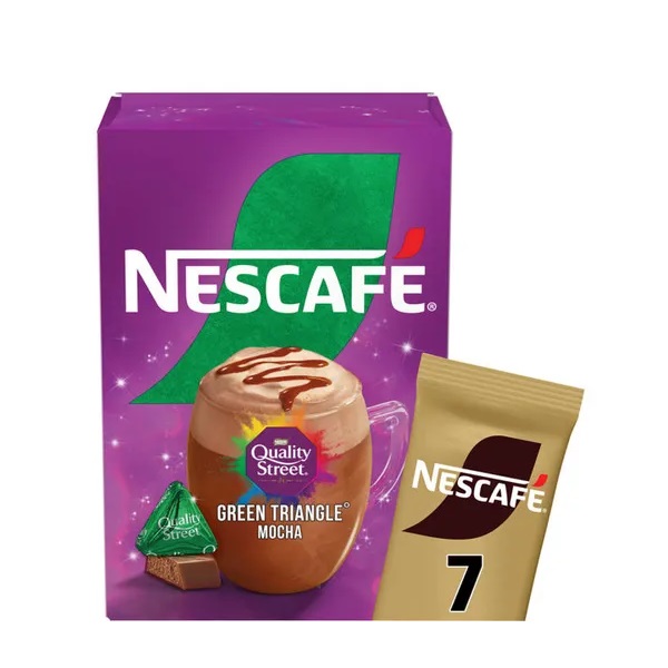 Nescafe Sachets Green Triangle Quality Street Mocha 7s (7 x 19g) 133g