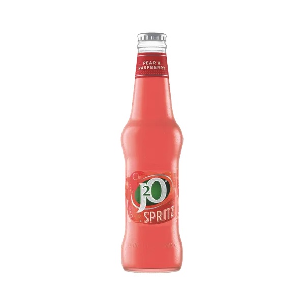 J2O Spritz Pear/Rasp Glass 275ml