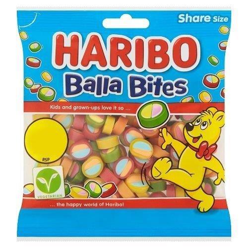 Haribo Bag Balla Bites 140g PM £1.25 (Vegetarian)