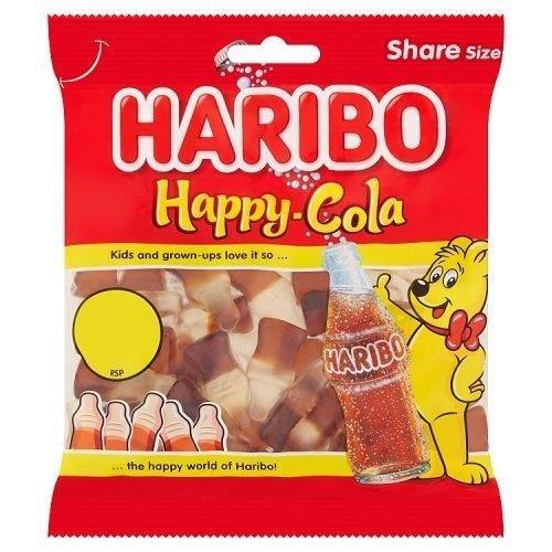 Haribo Bag Happy Cola 154g PM £1.25 (10% Extra Free)