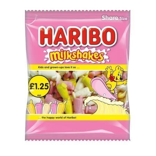 Haribo Bag Milkshakes 154g PM £1.25 (10% Extra Free)