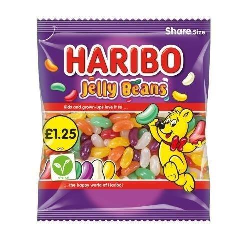 Haribo Bag Jelly Beans 154g PM £1.25 (10% Extra Free)