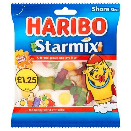 Haribo Bag Starmix 154g PM £1.25 (10% Extra Free)