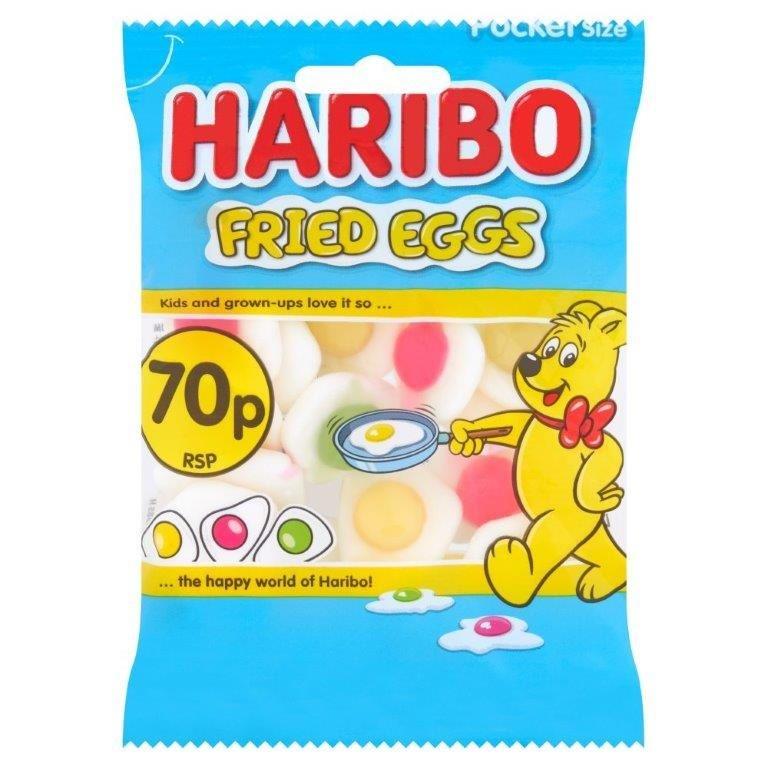 Haribo Treat Bag Fried Eggs 60g PM 70p