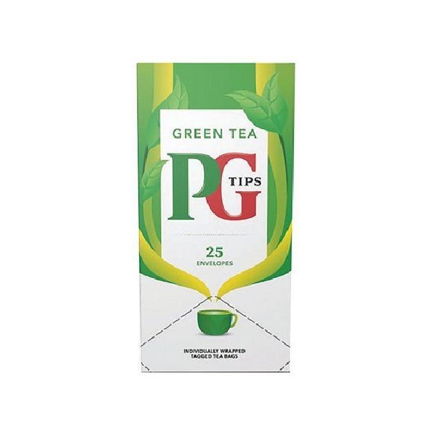 PG Tips Pure Green Envelope Tea Bags 25s 35g