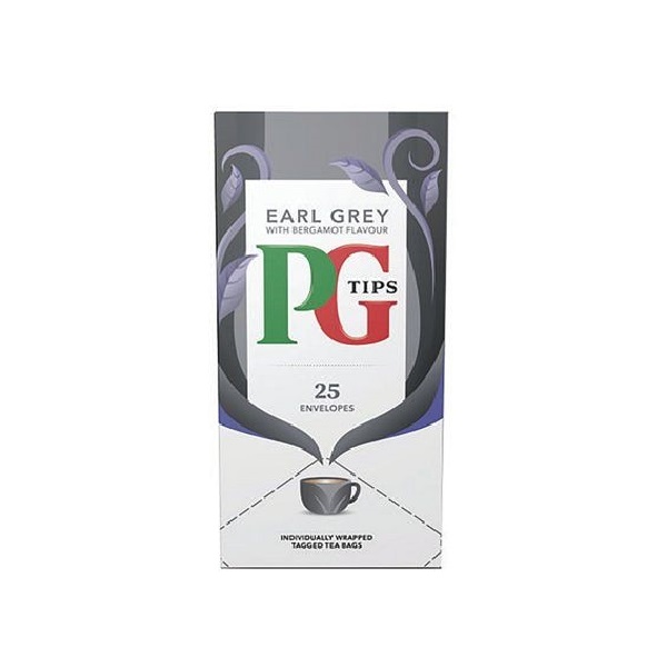 PG Tips Earl Grey Envelope Tea Bags 25s 57g