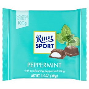 DUNIYA | Ritter Sport Colour Dark Chocolate Peppermint 100g Thumbnail